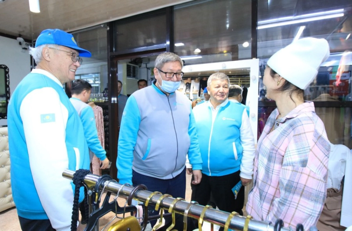 Фото: Предвыборный штаб партии «AMANAT» Жамбылской области