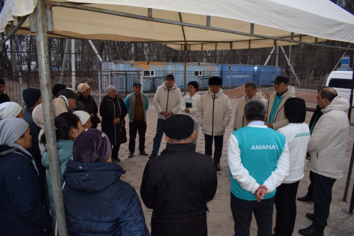 Фото: Предвыборный штаб партии Amanat Жамбылской области