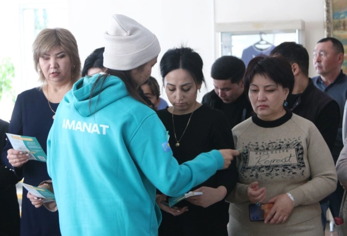 Фото: Предвыборный штаб партии Amanat Жамбылской области