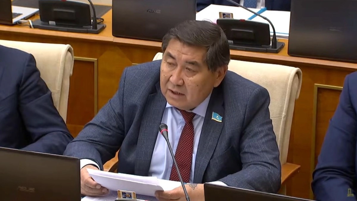 Кадр из трансляции заседания мажилиса