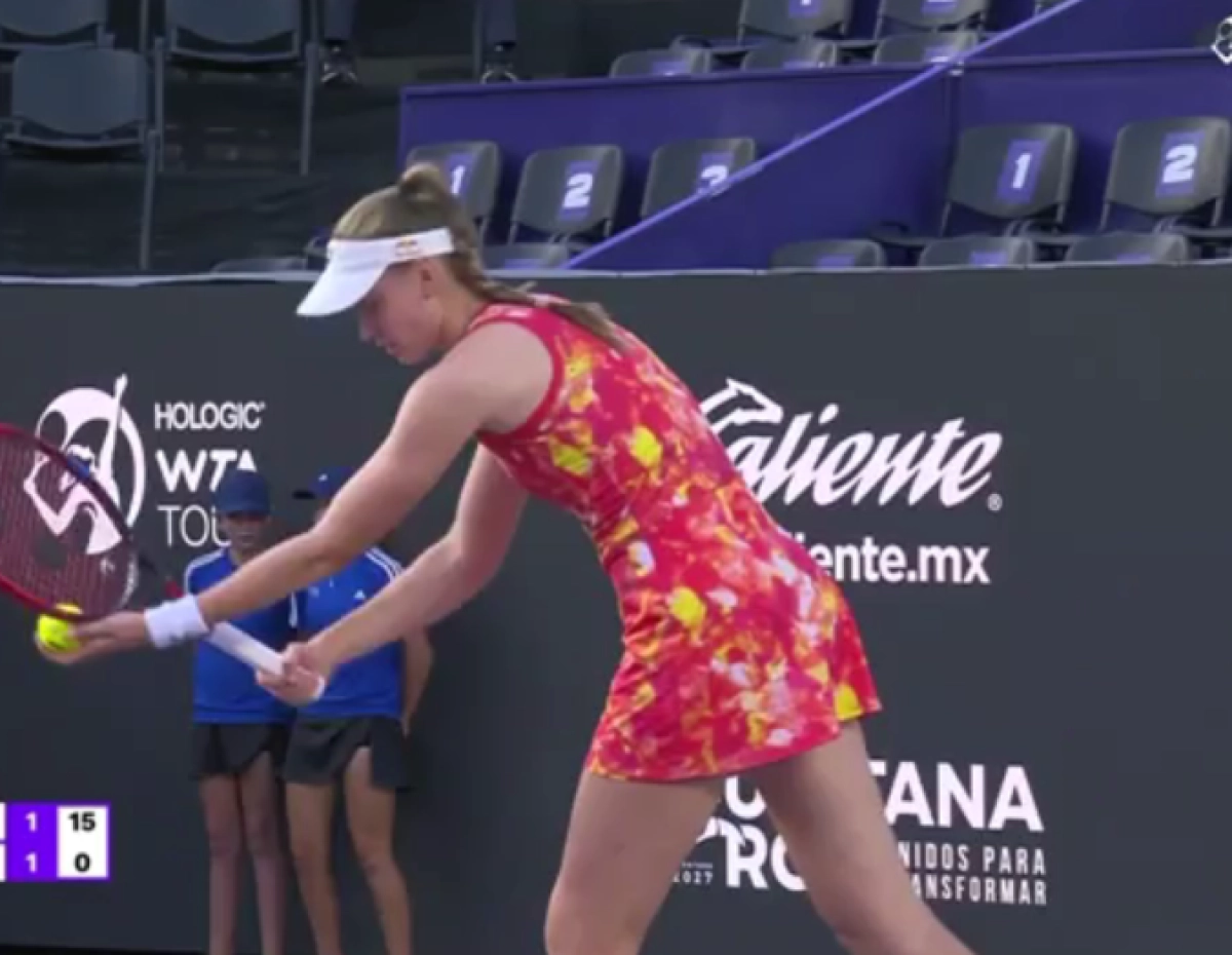 Кадр из видеотрансляции WTA