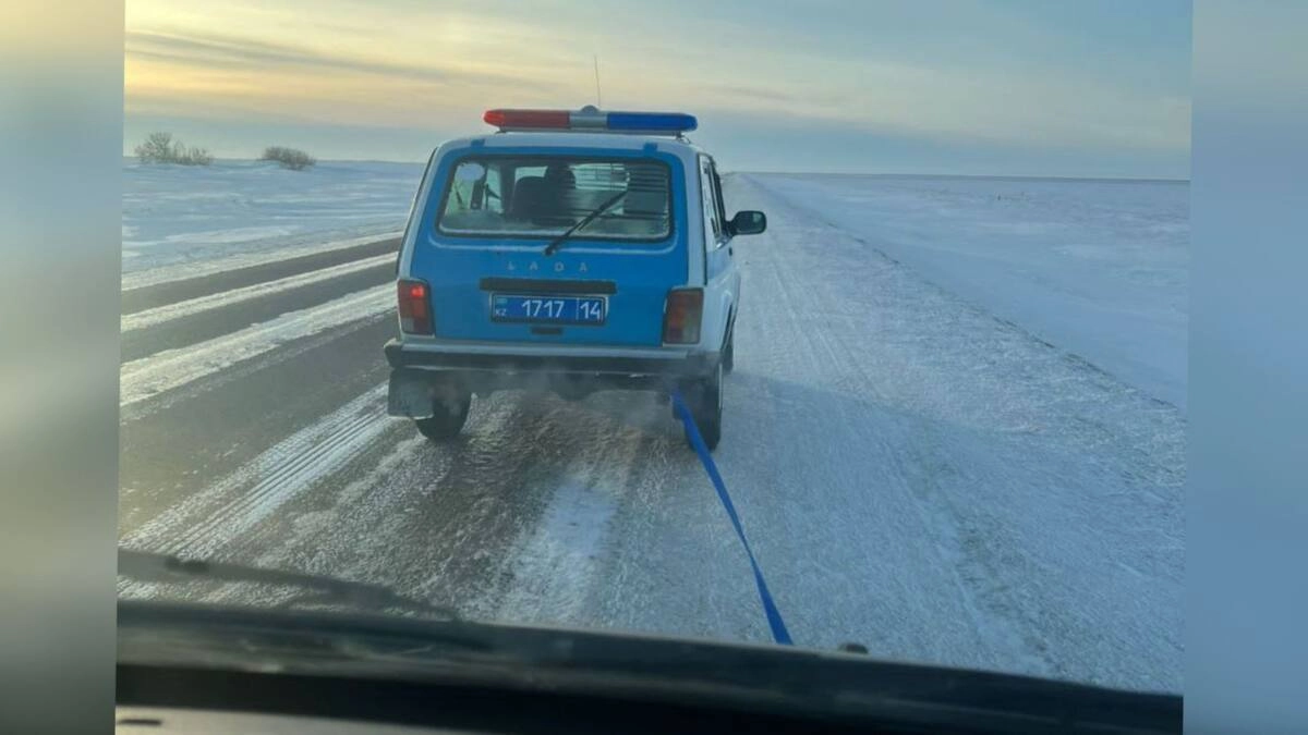 Североказахстанцы едва не замерзли в Павлодарской области