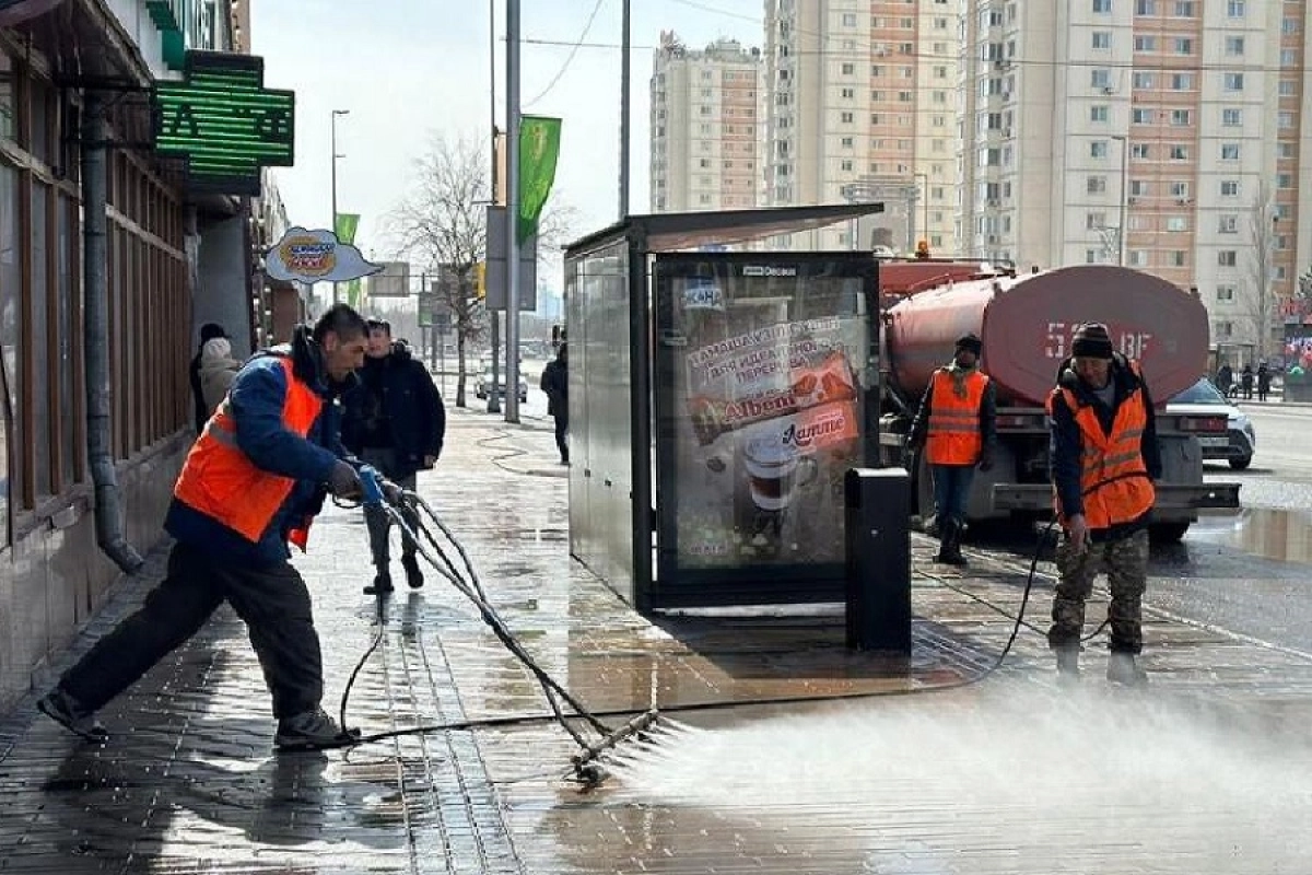 Масштабная весенняя саночистка началась в Астане