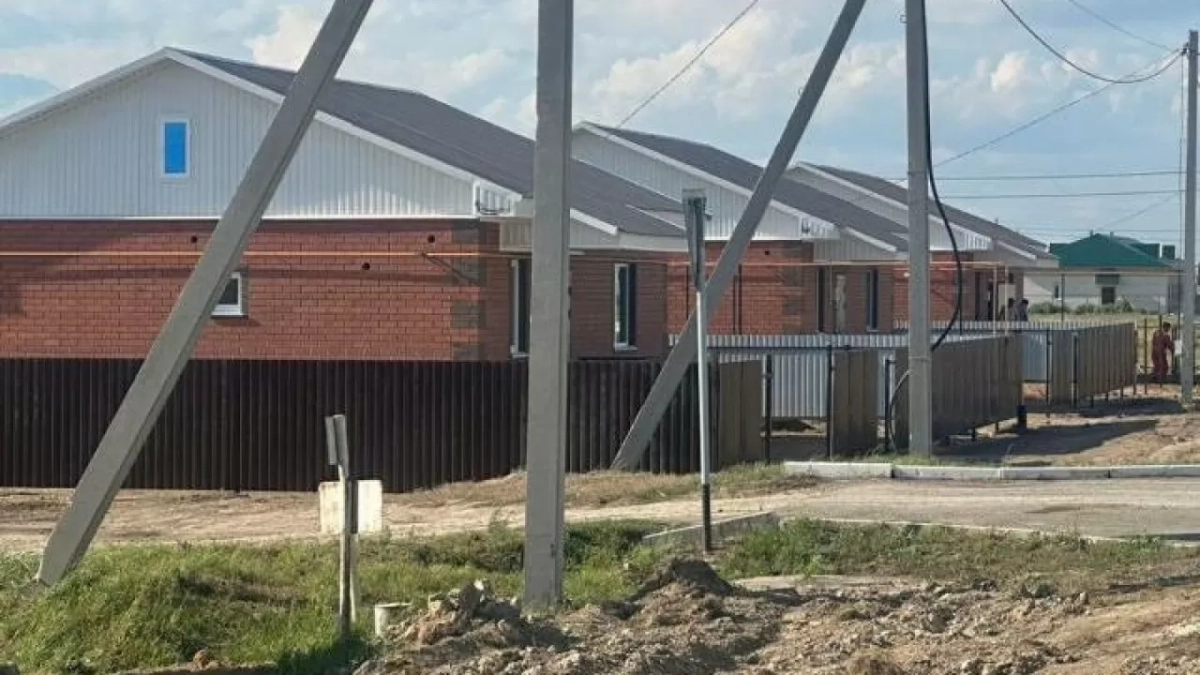 60 домов строят пострадавшим от паводков в ЗКО Фото: министерство промышленности и строительства РК