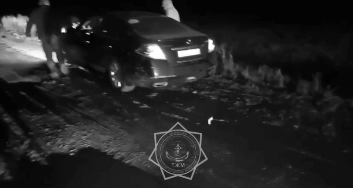 Скриншот с видео МЧС РК