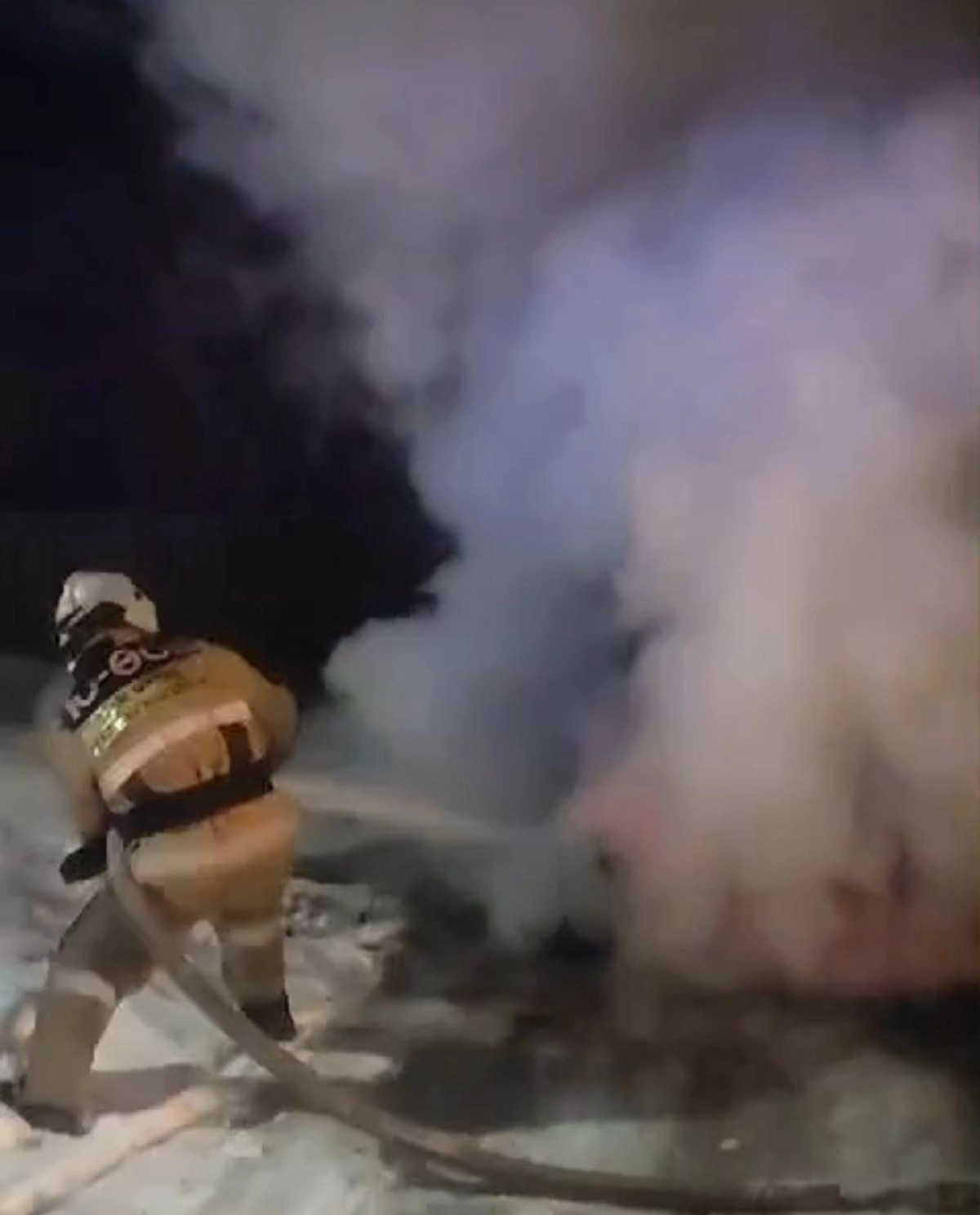 Скриншот с видео МЧС РК