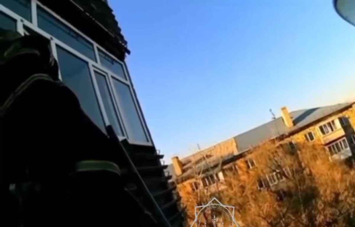 Скриншот с видео МЧС РК