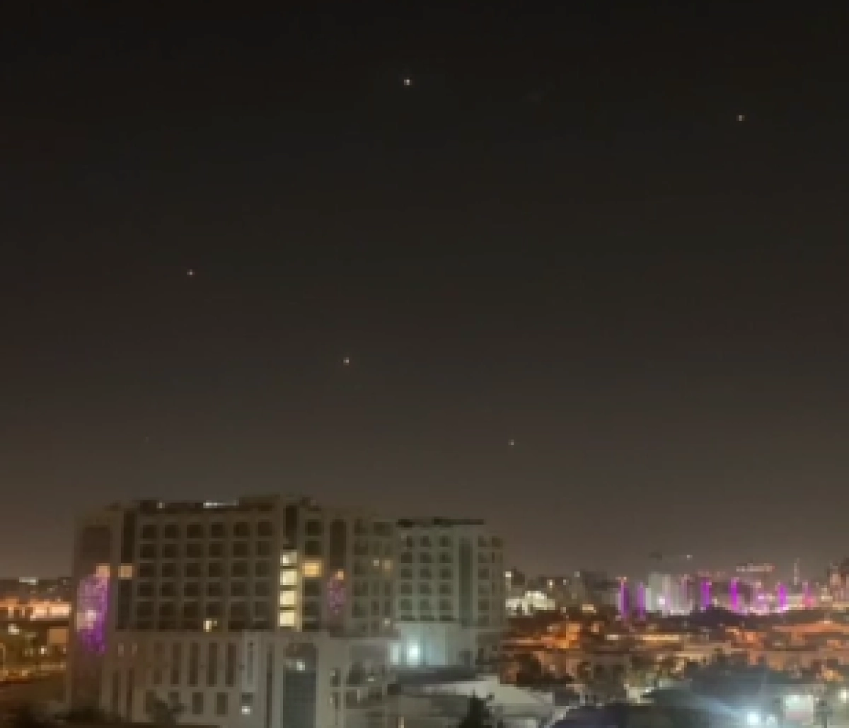 Кадр из видео очевидцев