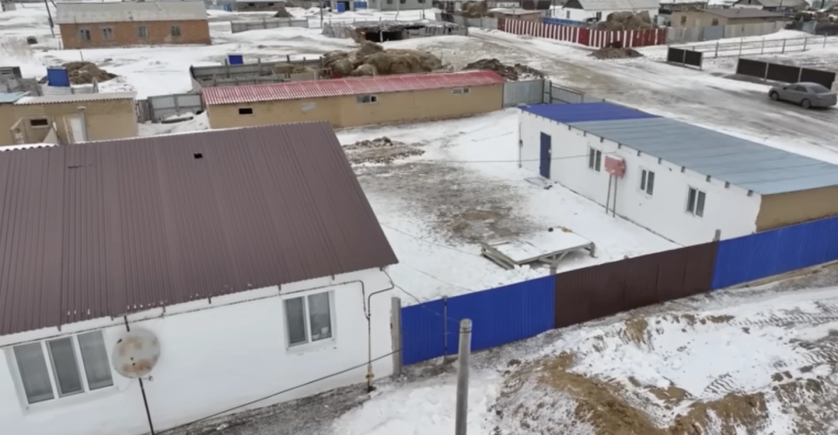 Сарай, в котором были обнаружены закопанные тела убитых пенсионеров, расположен в нескольких десятках метров от их дома. Фото: скриншот из выпуска YouTube-канала «Айран».