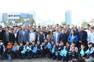 Олимпийские чемпионы встретились с молодежью Жетісу