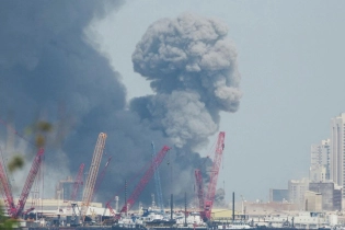 Опубликовано видео ракетного удара по Бахрейну