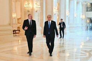 Ильхам Алиев поблагодарил президента Казахстана