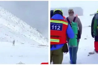 Турист исчез в горах Алматы и был найден через трое суток