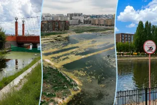 Зеленая вода и мусор на берегах: как выглядят озера и реки Астаны на самом деле