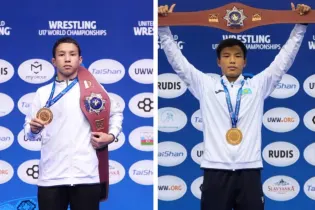 Казахстанские борцы покорили чемпионат мира U17, завоевав два золота