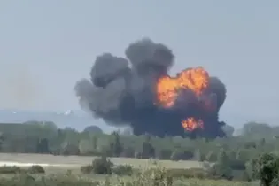 Крушение истребителя F-16 в Турции попало на видео