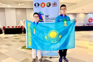 Братья Жауынбай завоевали четыре медали на 24th ASEAN+ Age-Group Chess Championships 2026