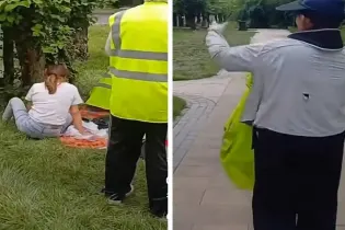 Жительница Алматы сняла на видео отдыхавших рабочих и вызвала гнев Казнета