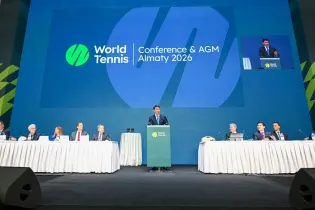 Аким Алматы Дархан Сатыбалды открыл заседание Генеральной ассамблеи World Tennis