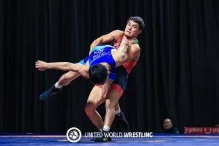 Борец из Казахстана завоевал «золото» чемпионата мира U23