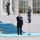 Президент Казахстана принял участие в церемонии поднятия Государственного флага