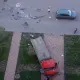 В Астане эвакуатор снёс остановку