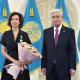 Токаев наградил Одрэ Азуле орденом Qoja Ahmet Yasaui