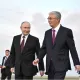 Как встретили Владимира Путина в аэропорту Астаны. Фоторепортаж