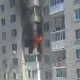 Пожар в многоэтажке Астаны: огонь перекинулся на соседний балкон