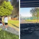Подростки подожгли детскую площадку в Астане