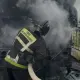 Автобус с пассажирами загорелся в Астане во время рейса