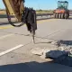 Жара повредила бетон на трассе Астана - Павлодар