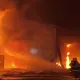 В Астане загорелся ангар с бензовозами и емкостями с ГСМ
