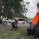 Легковой автомобиль загорелся в Астане: видео