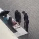 Девочек в Астане посадили в полицейскую машину из-за торговли игрушками