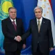 Касым-Жомарт Токаев встретился с Эмомали Рахмоном