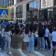 В Астане огромные очереди за кофе закончились проверкой полиции