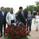 В Алматы прошла церемония возложения цветов к памятнику Абаю