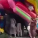 В Таразе ветер поднял в воздух батут с детьми внутри