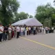 На выборы — с зарядки: как началось утро на участке в Алматы
