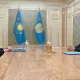 Токаев провел встречу с новым главой МИД Мухтаром Тлеуберди