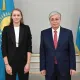 Токаев поздравил Рыбакину со статусом первой ракетки мира