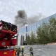 Крупный пожар произошел на левом берегу Астаны
