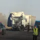 «Смяло как бумагу»: в пробке под Костанаем фура раздавила машину с водителем