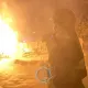 Мощный взрыв прогремел на горящей автомойке в Семее