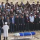 В Мангистау прощаются с погибшими во время учений на Каспии военнослужащими
