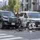 В Актау Toyota после столкновения с машиной сбила двух пешеходов