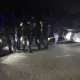 В Шымкенте задержали полицейского за рулем служебного Kia с мефедроном